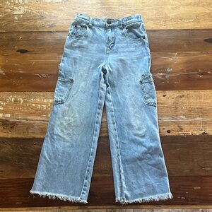 GB Girls Light Blue Cargo Jeans